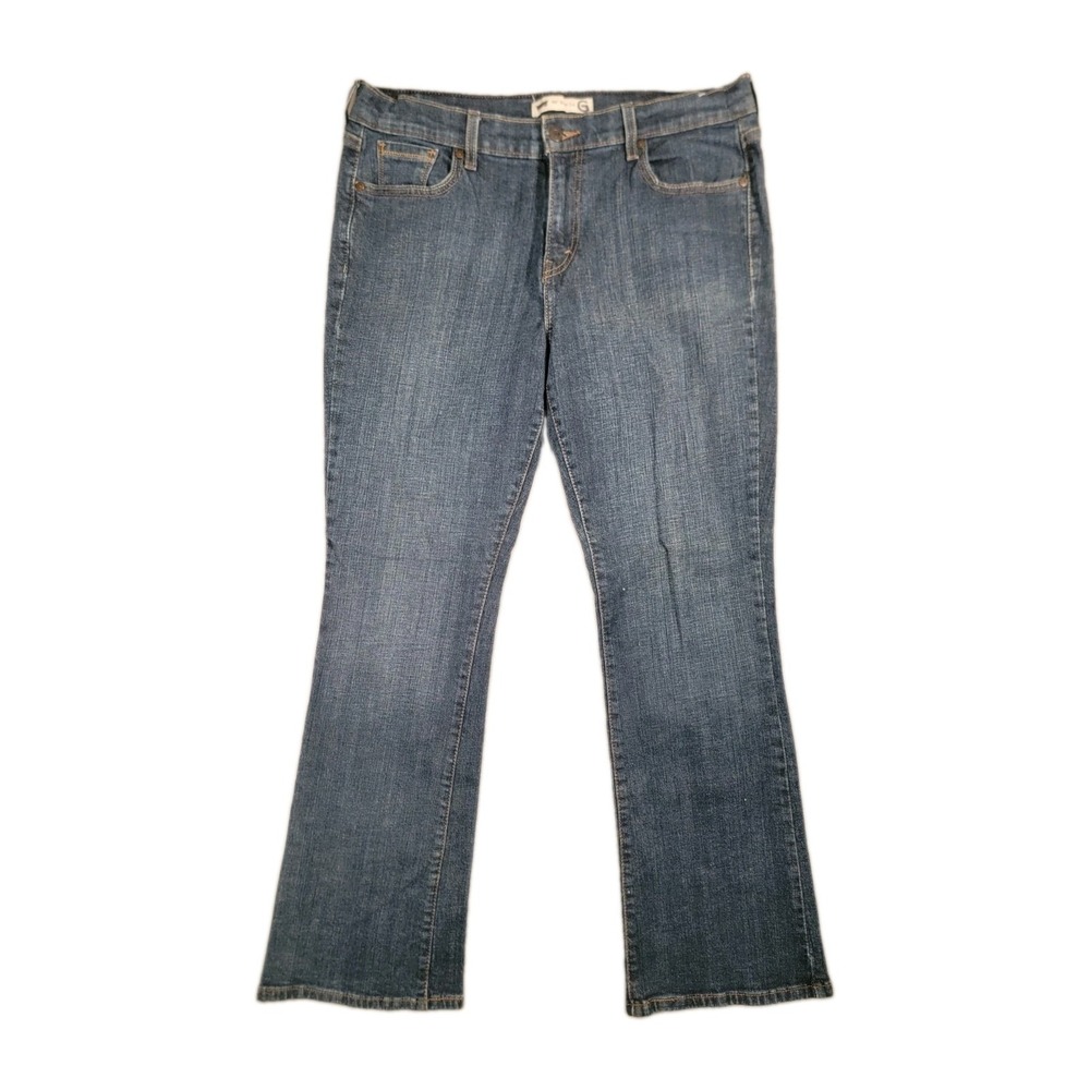 Levis 515 Jeans Womens 14 M Mid Rise Boot Cut Medium Wash Stretch Denim Pants 14
